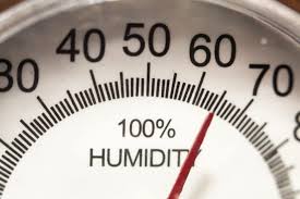 Meter that shows humidity levels